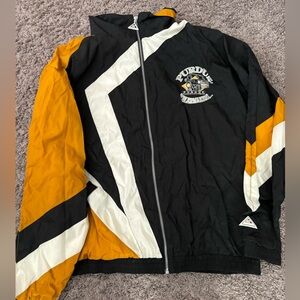Vintage 80s Purdue University Black Jacket - Size men’s XL